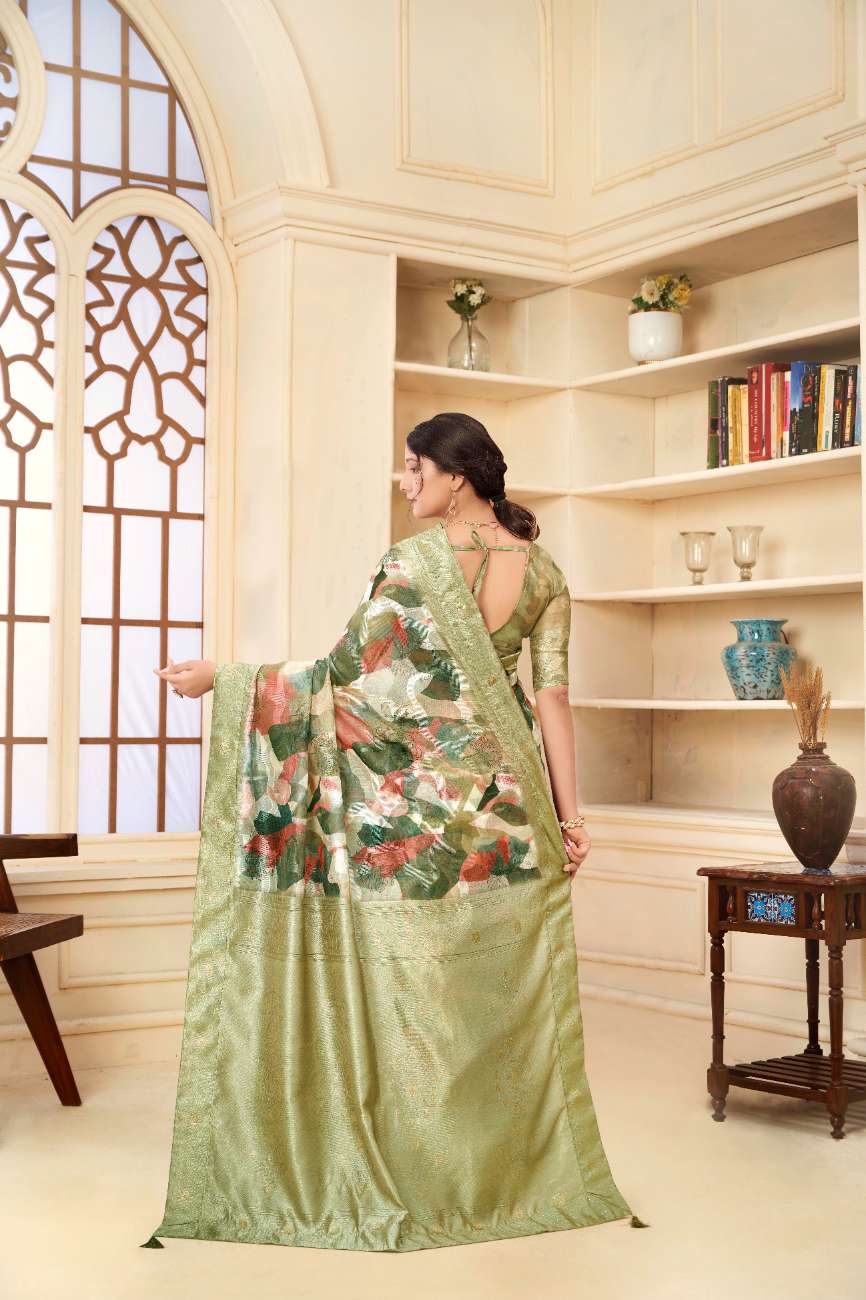 Silk Rich with Jacquard Detailing