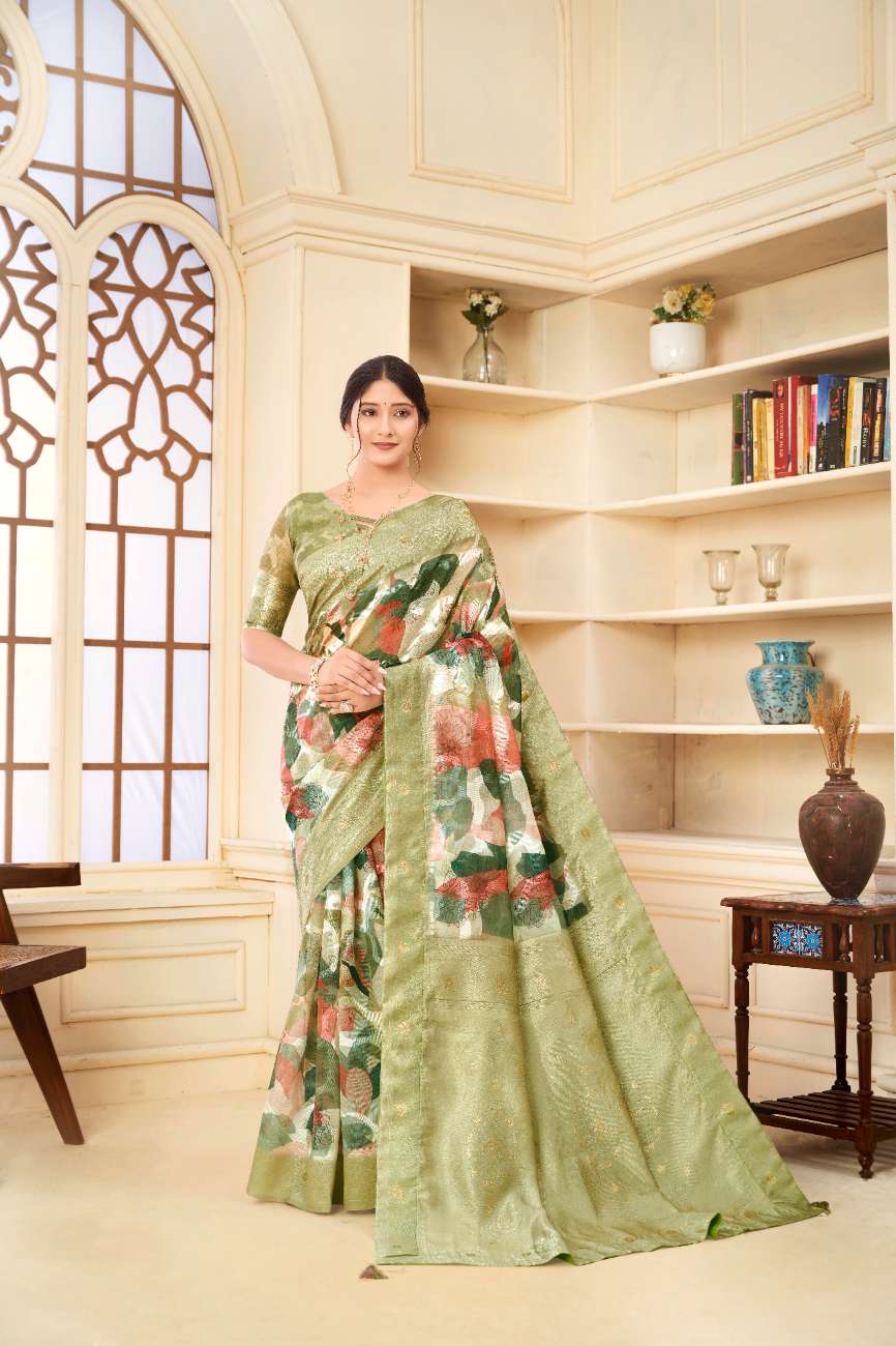 Silk Rich with Jacquard Detailing