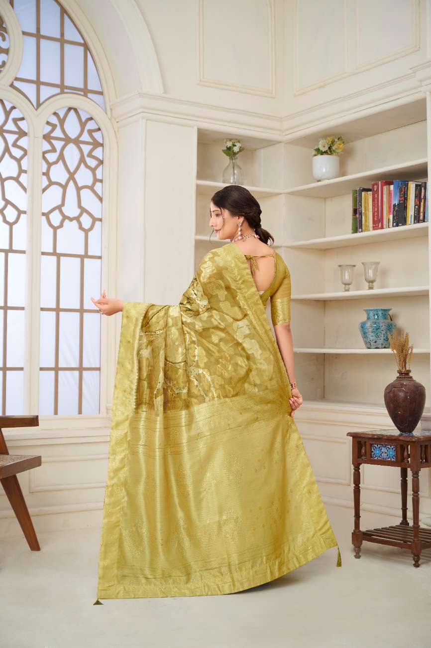 Silk Rich with Jacquard Detailing