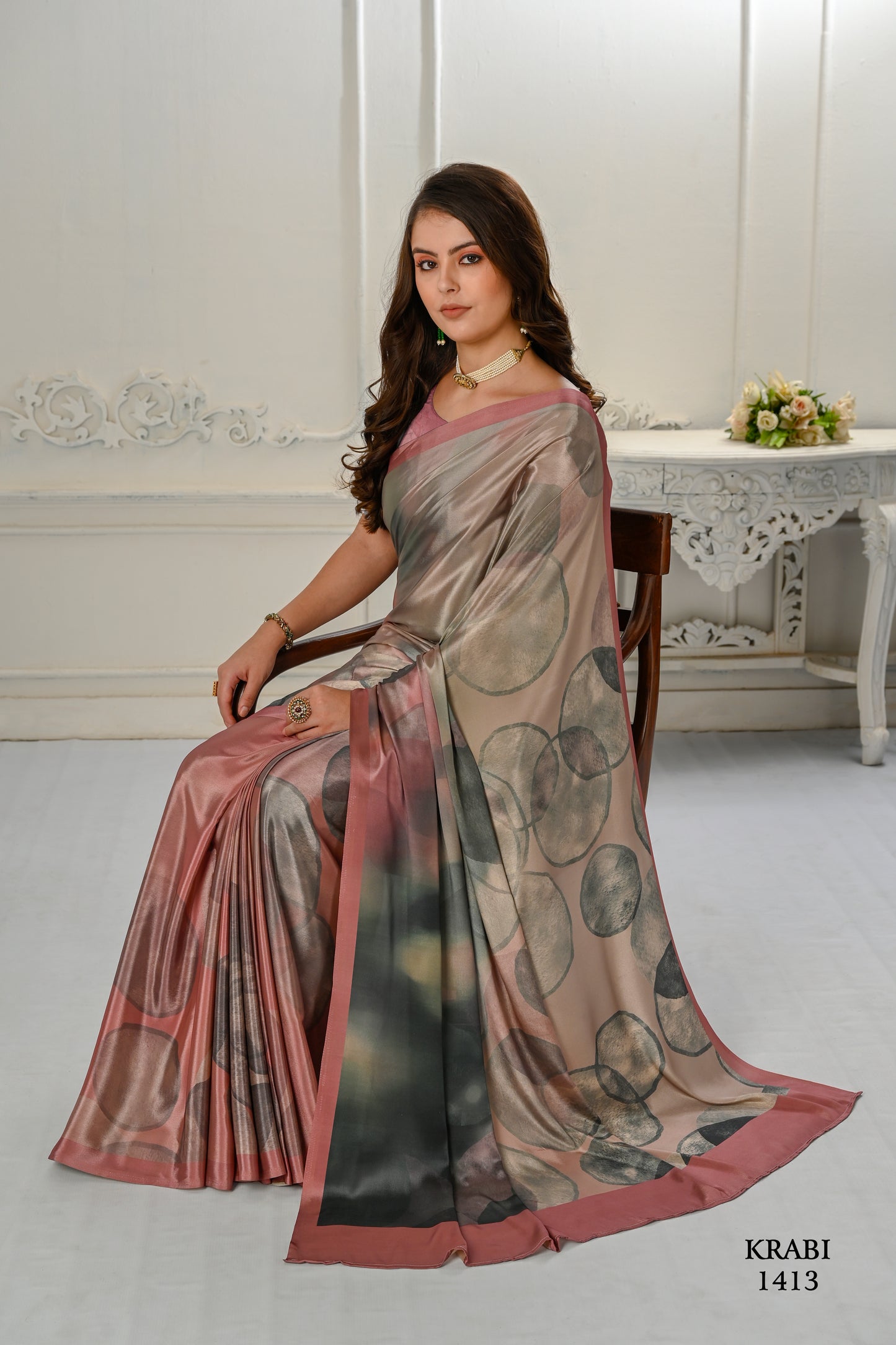 Premium Soft Silky Natural Crepe Digital Printed Sarees - jivora