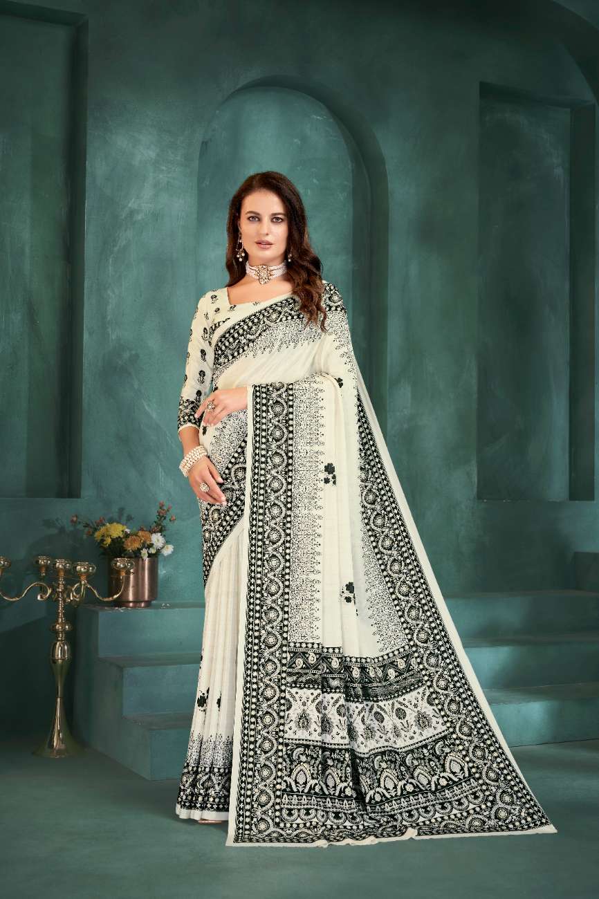 GRACE – Regal Charm in Black & White Foil Fantasy