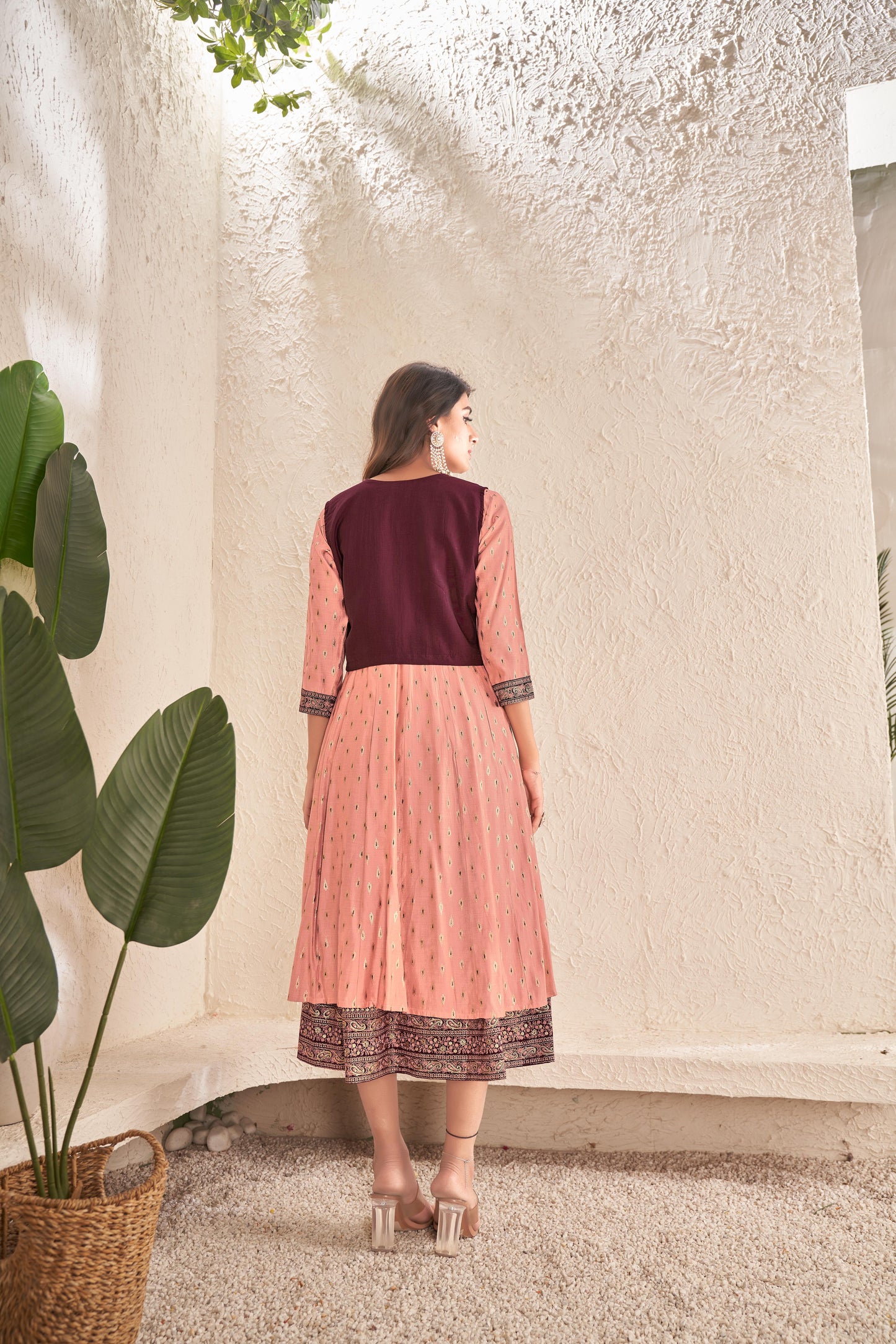 Women Foli Print Cotton Kurtis