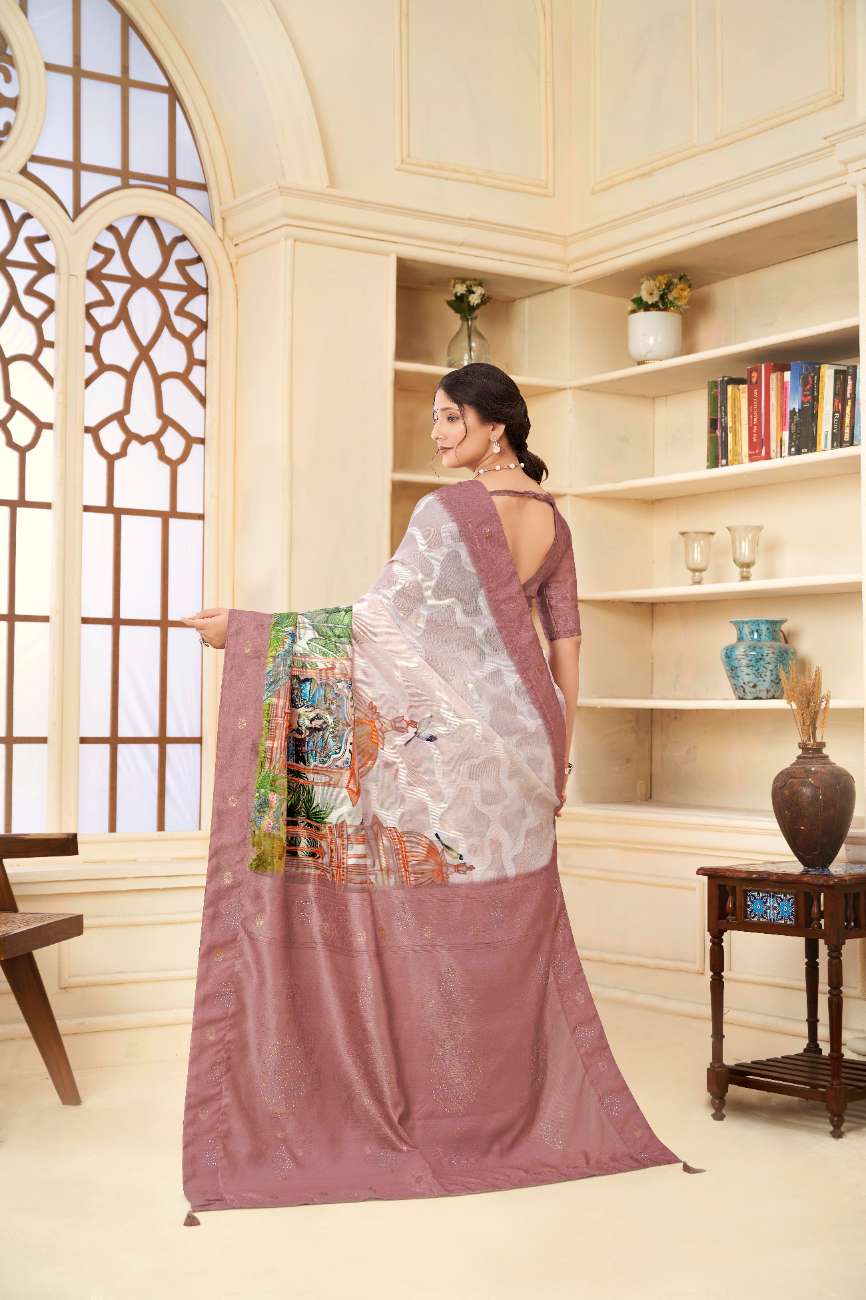 Silk Rich with Jacquard Detailing