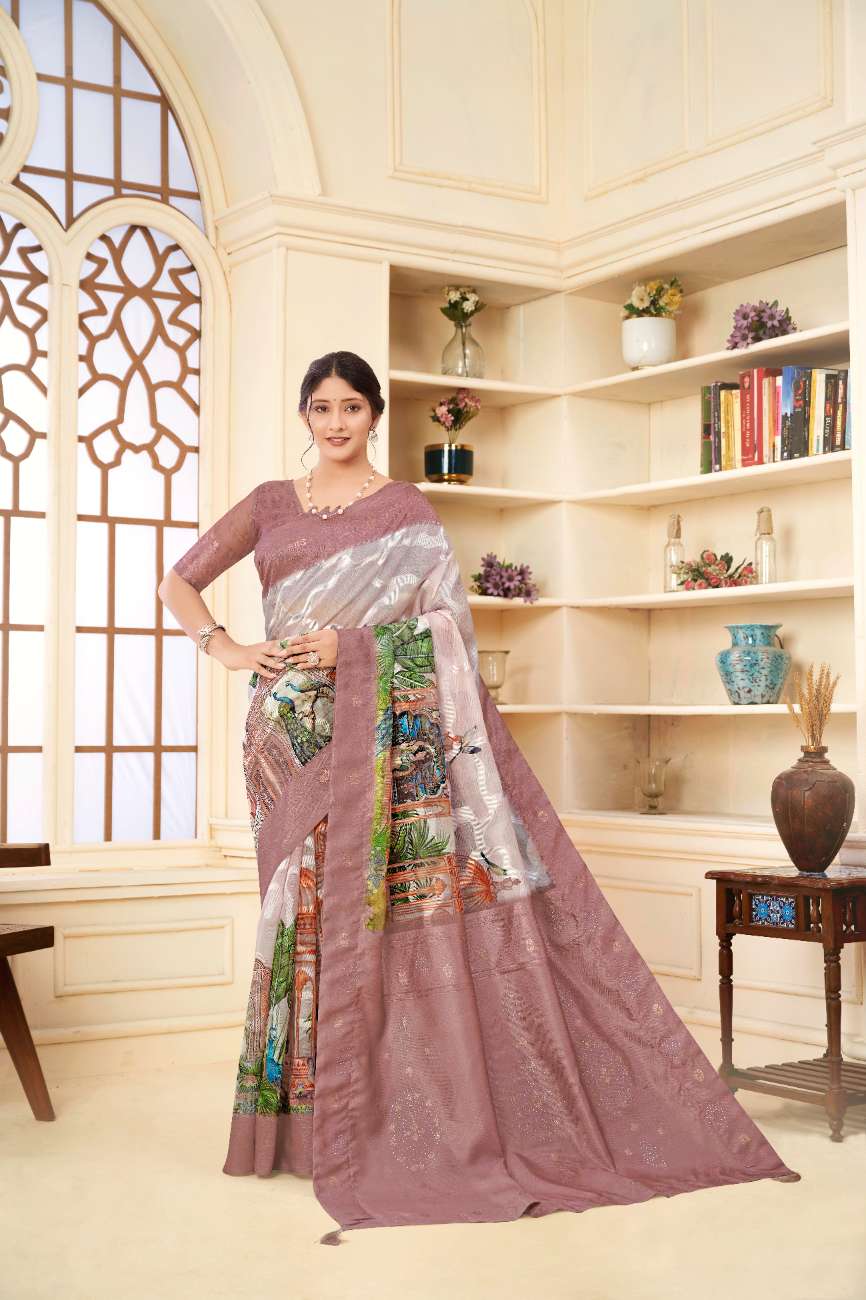 Silk Rich with Jacquard Detailing