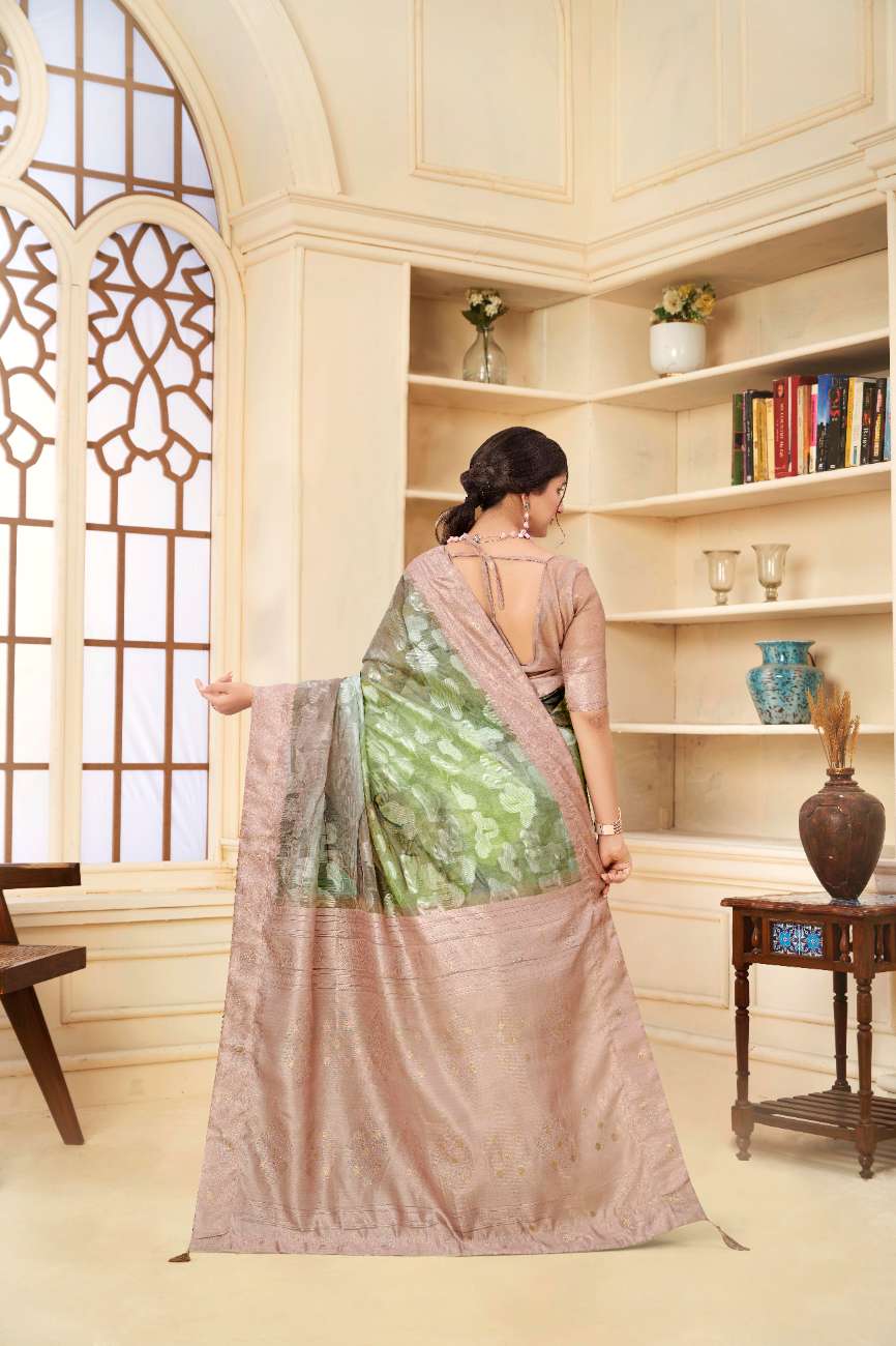 Silk Rich with Jacquard Detailing