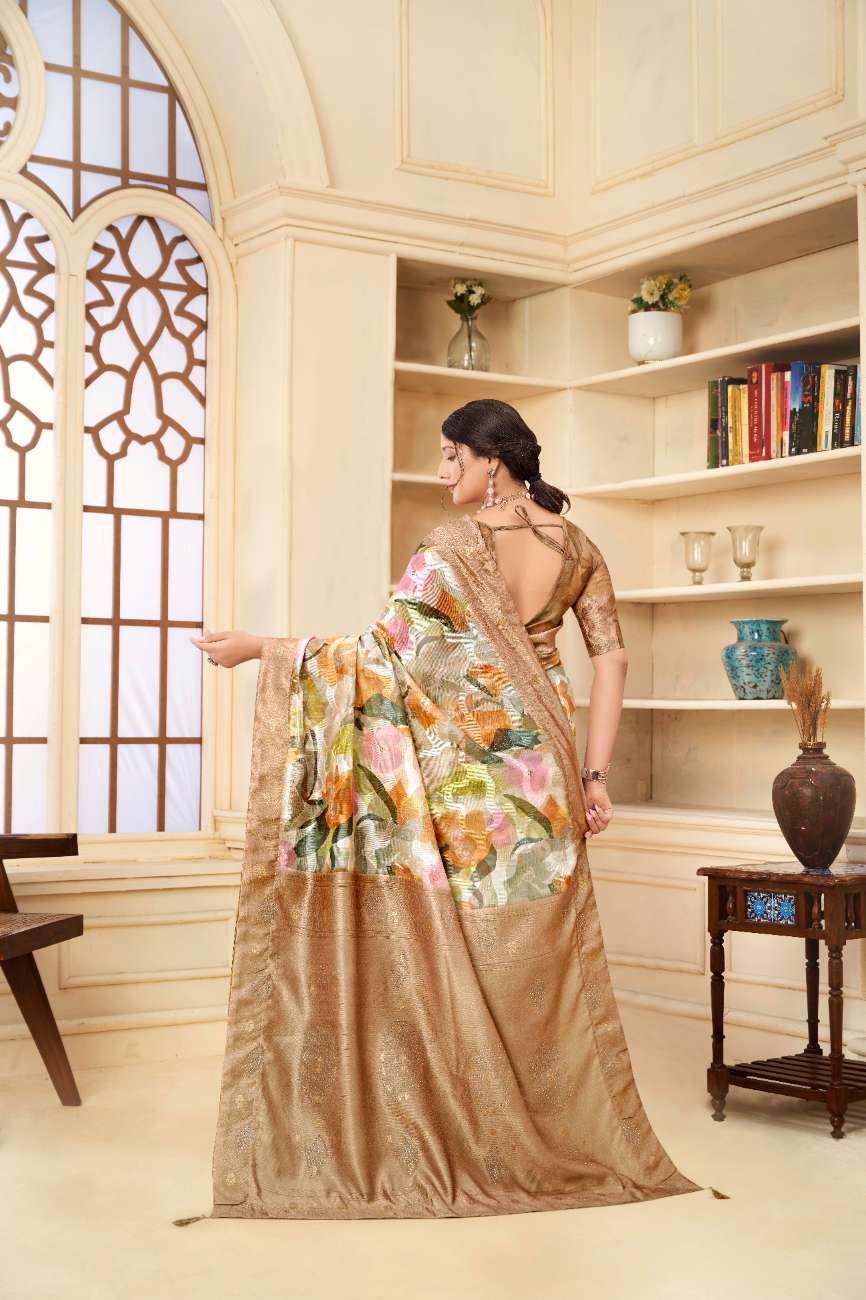 Silk Rich with Jacquard Detailing