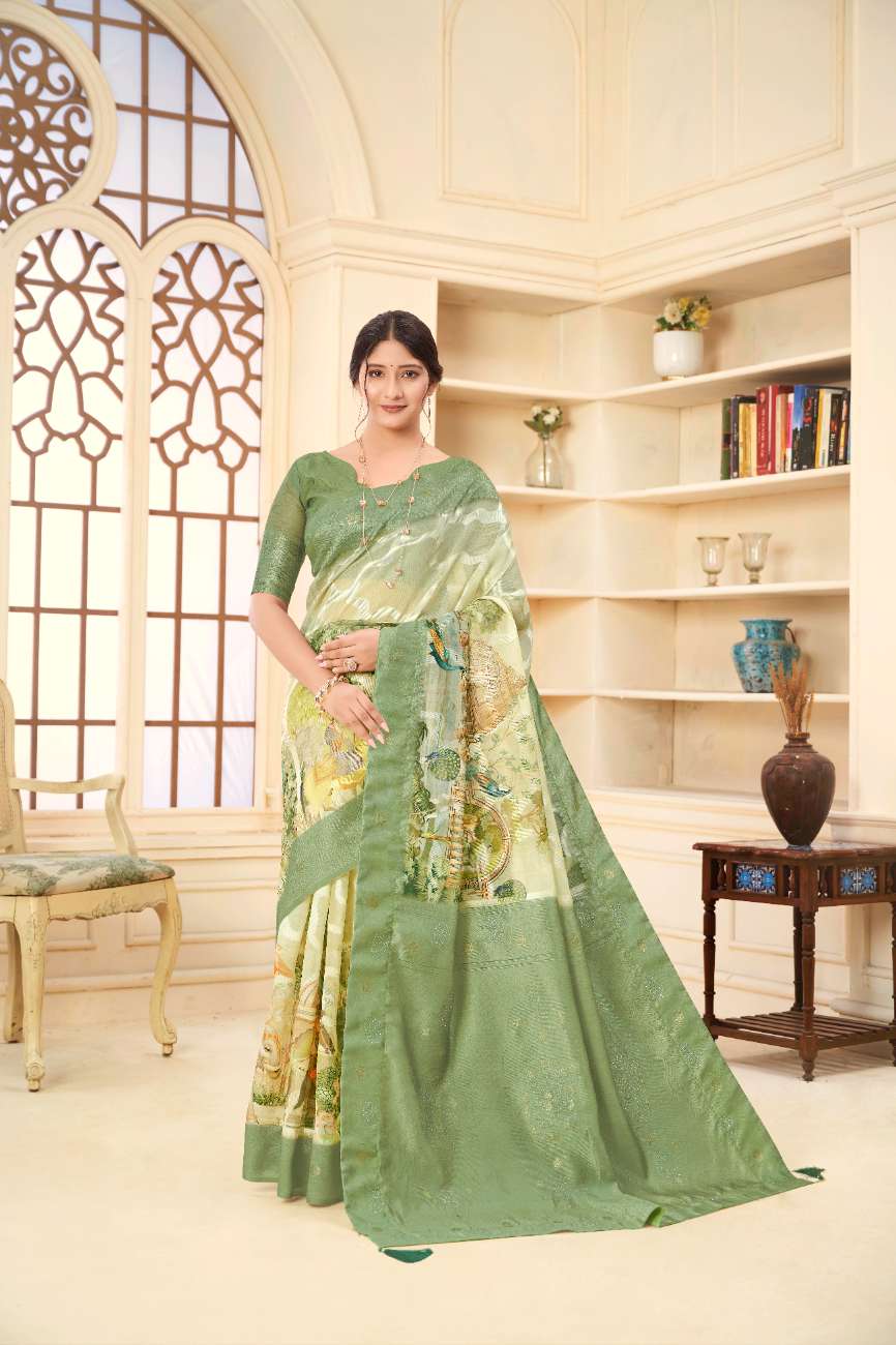 Silk Rich with Jacquard Detailing