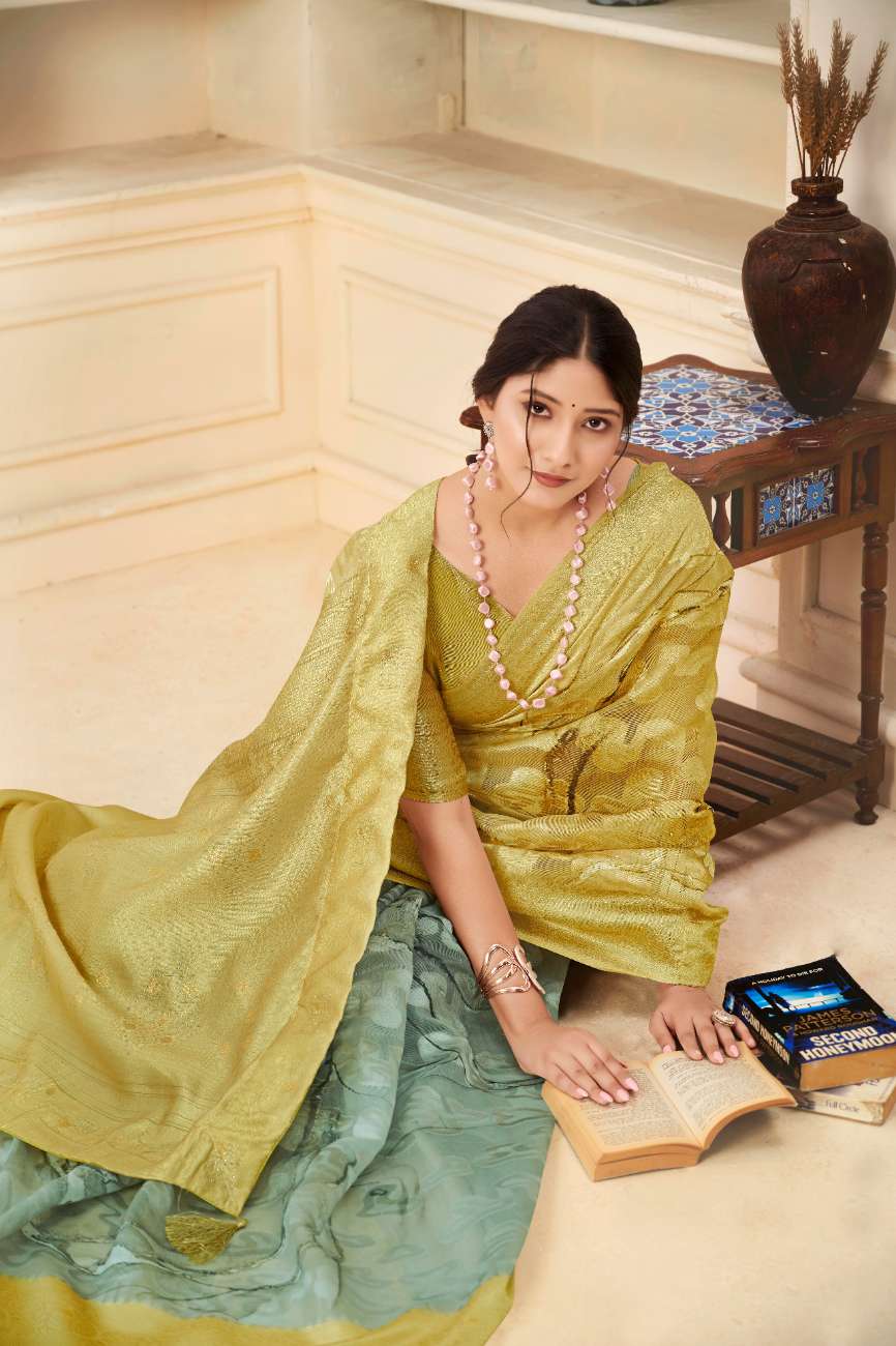 Silk Rich with Jacquard Detailing