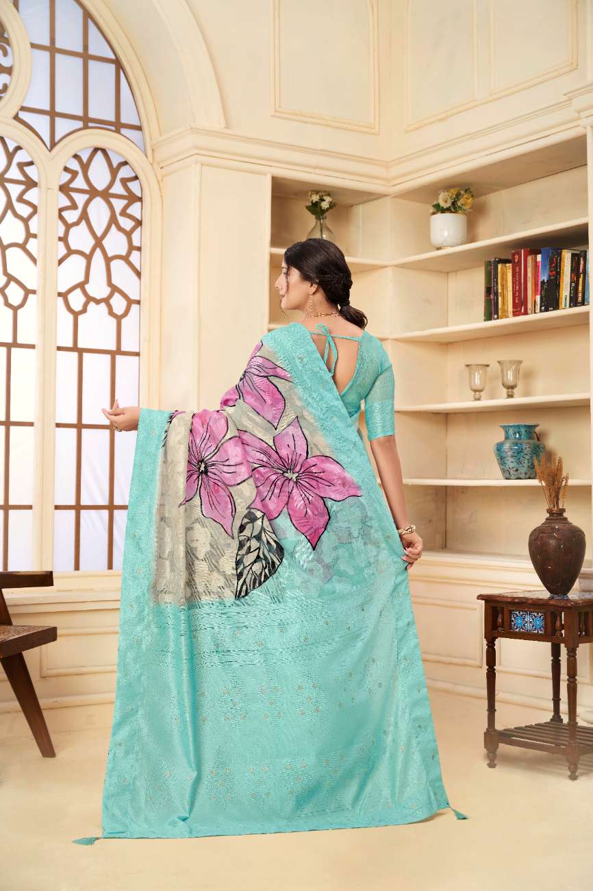 Silk Rich with Jacquard Detailing