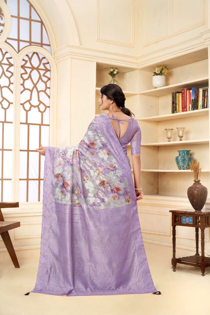 Silk Rich with Jacquard Detailing
