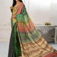Premium Sift Silky Natural Crepe Digital Printed Sari - jivora