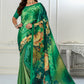 Premium Soft Silky Natural Crepe Digital Printed Sarees - jivora