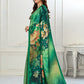 Premium Soft Silky Natural Crepe Digital Printed Sarees - jivora