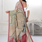 Premium Soft Silky Natural Crepe Digital Printed Sarees - jivora