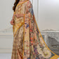 Premium Soft Silky Natural Crepe Digital Printed Sarees - jivora