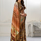 Premium Soft Silky Natural Crepe Digital Printed Sarees - jivora