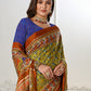 Premium Natural Silk High Definition Jacquard Zari Digital Printed Blouse With Saree - jivora