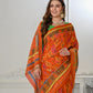 Premium Natural Silk High Definition Jacquard Zari Digital Printed Blouse With Saree - jivora