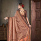 Premium Natural Silk High Definition Jacquard Zari Digital Printed Blouse With Saree - jivora