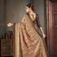 Premium Natural Silk High Definition Jacquard Zari Digital Printed Blouse With Saree - jivora