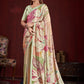 Premium Soft Silk Natural Crepe Digital Printed Sari