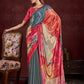 Premium Soft Silk Natural Crepe Digital Printed Sari