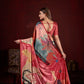 Premium Soft Silk Natural Crepe Digital Printed Sari