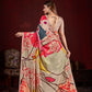 Premium Soft Silk Natural Crepe Digital Printed Sari