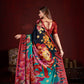 Premium Soft Silk Natural Crepe Digital Printed Sari