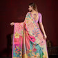 Premium Soft Silk Natural Crepe Digital Printed Sari