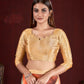 Premium Soft Silk Natural Crepe Digital Printed Sari