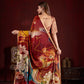 Premium Soft Silk Natural Crepe Digital Printed Sari