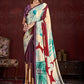 Premium Soft Silk Natural Crepe Digital Printed Sari