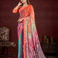 Premium Soft Silk Natural Crepe Digital Printed Sari