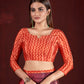 Premium Soft Silk Natural Crepe Digital Printed Sari
