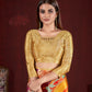 Premium Soft Silk Natural Crepe Digital Printed Sari