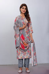 Women Muslin Digital Print Handwork And Sequence Kurtis - jivora