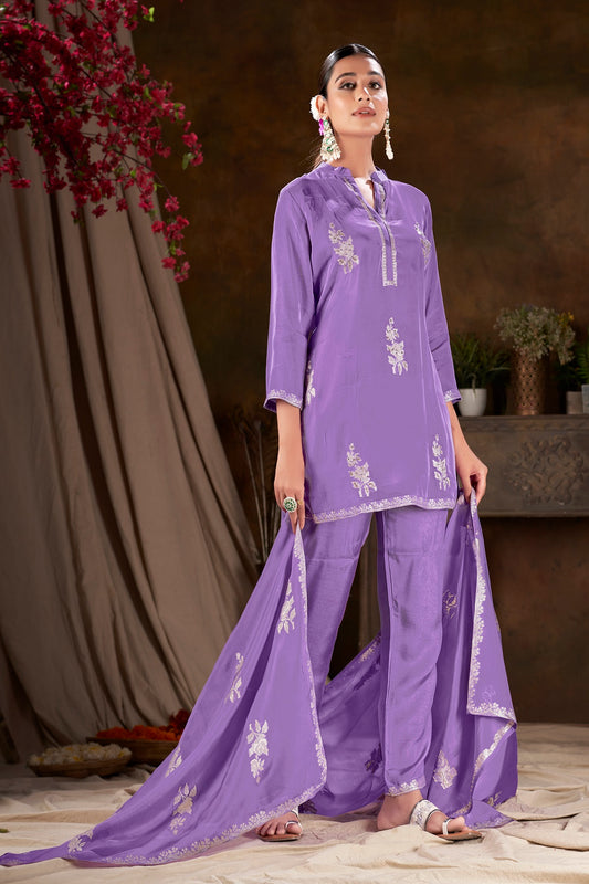 Women Viscose And Jacquard Butta Zari Embroidered Kutis - jivora