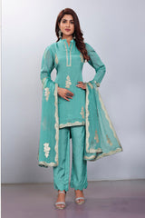 Women Viscose And Jacquard Butta Zari Embroidered Kutis - jivora