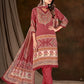 Women Muslin Digital Print Embroidered Work Salwar Kameez