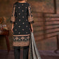 Women Muslin Digital Print Embroidered Work Salwar Kameez