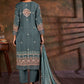 Women Muslin Digital Print Embroidered Work Salwar Kameez