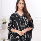 Premium Stylish Printed Muslin Cord Set Kaftan Style