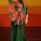 Premium Stylish Printed Muslin Cord Set Kaftan Style