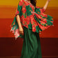 Premium Stylish Printed Muslin Cord Set Kaftan Style
