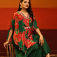 Premium Stylish Printed Muslin Cord Set Kaftan Style