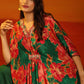 Premium Stylish Printed Muslin Cord Set Kaftan Style