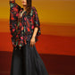 Premium Stylish Printed Muslin Cord Set Kaftan Style