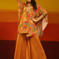 Premium Stylish Printed Muslin Cord Set Kaftan Style