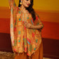 Premium Stylish Printed Muslin Cord Set Kaftan Style